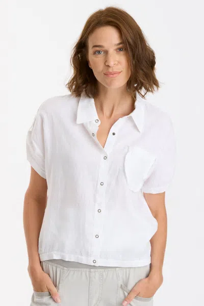 Xcvi Abner Top In White