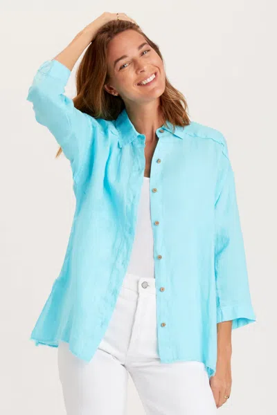 Xcvi Achilles Button-up In Blue