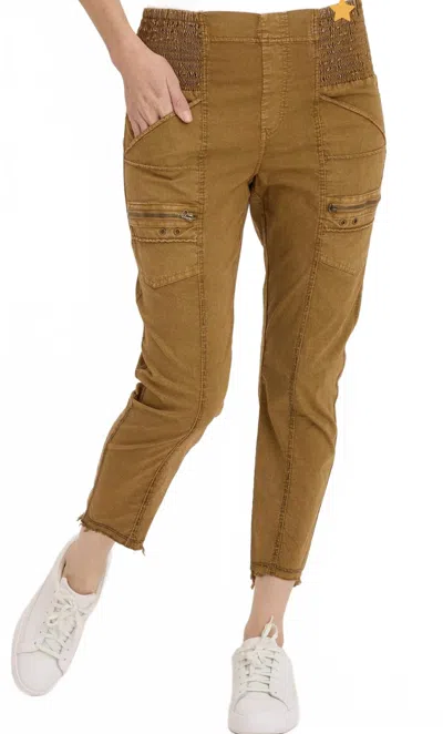 Xcvi Acker Slim Pant In Distressed Copper In Brown