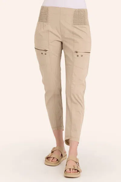 Xcvi Acker Slim Pants In Sand In Brown