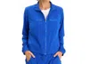 Xcvi Active Quinn Bomber Jacket In Blue In Blue