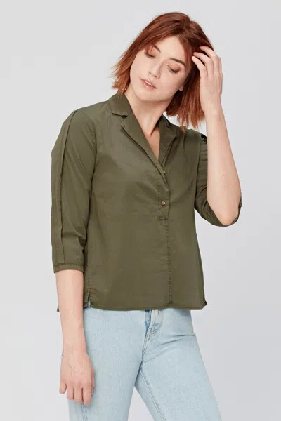 Xcvi Annie Hall Blouse In Green