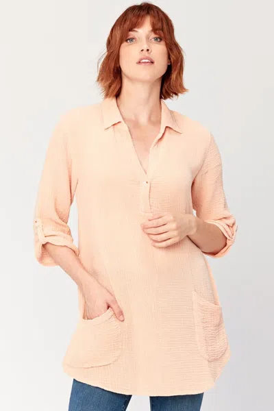 Xcvi Arden Tunic In Pink