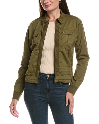 Xcvi Ari Bomber Jacket In Green