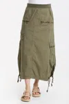 Xcvi Armel Cargo Skirt In Kombu Pigment In Green