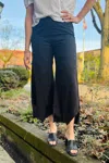 Xcvi Astri Wide Leg Pant In Black In Black