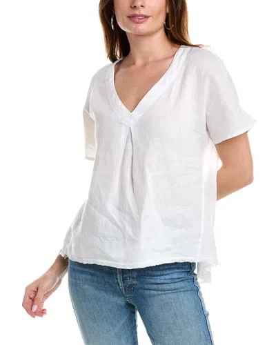 Xcvi Bawd Linen Top In White