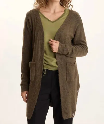 Xcvi Bayek Cardigan In Chesapeake Pine In Brown