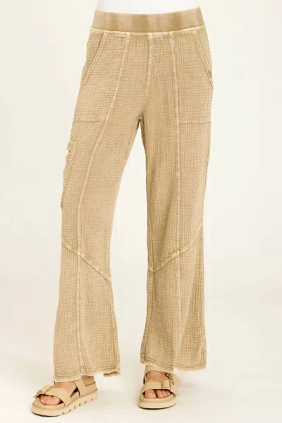 Xcvi Bishop Pant In Distress Wash Linwood In Neutral
