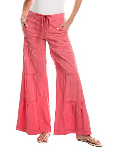 Xcvi Black Wide Leg Pant In Pink