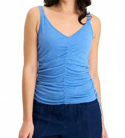Xcvi Blaise Tank Top In Shasta Lake In Animal Print