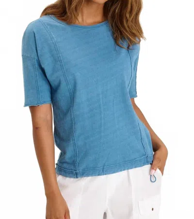 Xcvi Blanca Tee In Indigo In Blue