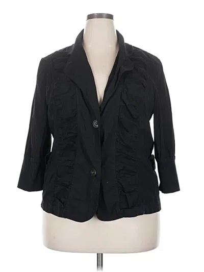 Pre-owned Xcvi Blazer Jacket In Black