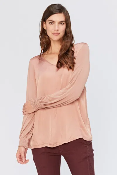 Xcvi Bluma V-neck Top In Pink