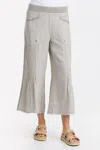 Xcvi Brielle Gaucho Pant In Mist In Gray