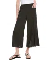Xcvi Brielle Linen Gaucho Pant In Black