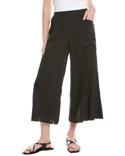 Xcvi Brielle Linen Gaucho Pant In Black