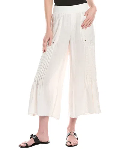 Xcvi Brielle Linen Gaucho Pant In White