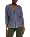 Xcvi Burnout Huron Top In Blue