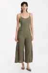 Xcvi Calistina Jumpsuit In Kombu Pigment In Green