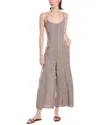 Xcvi Calistina Linen Jumpsuit In Gray