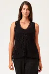 Xcvi Cambria Tank In Black