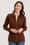 Xcvi Carran Jacket In Brown
