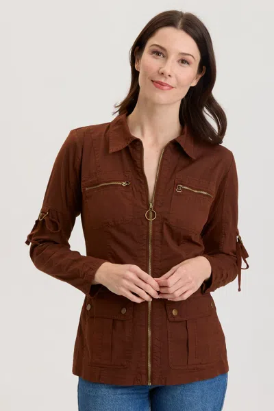 Xcvi Carran Jacket In Brown
