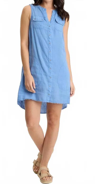 Xcvi Catava Mini Dress In Shasta Lake In Blue