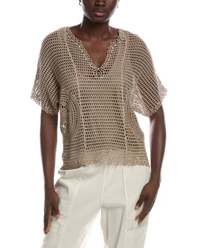 Xcvi Centre Top In Brown