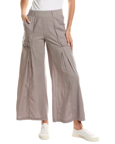 Xcvi Charli Linen-blend Wide Leg Pant In Purple