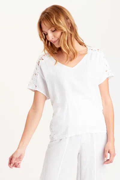 Xcvi Chastain Top In White