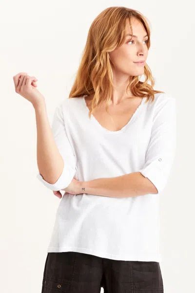 Xcvi Christabel Top In White