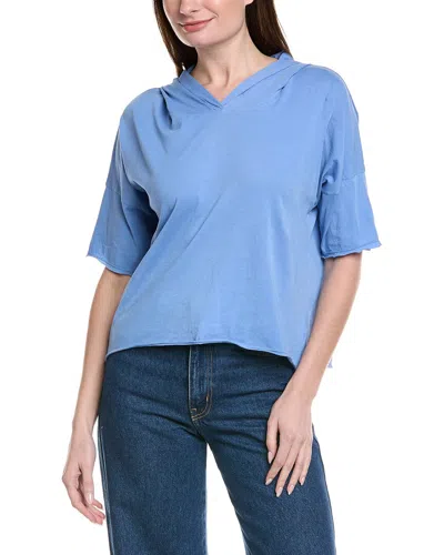 Xcvi Coen Hooded T-shirt In Blue