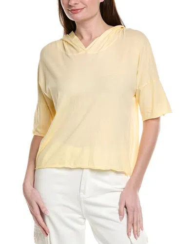 Xcvi Coen Hooded T-shirt In Yellow