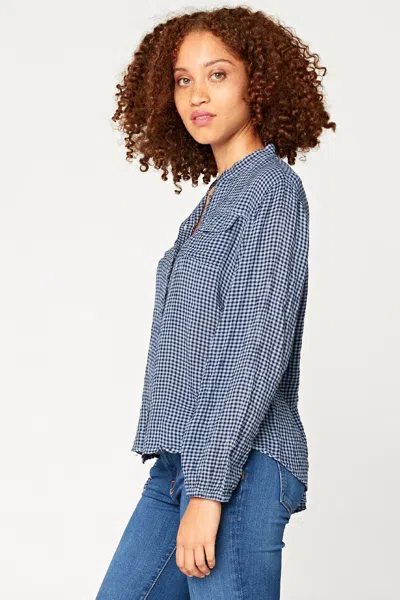 Xcvi Contemporary Country Shirt In Blue