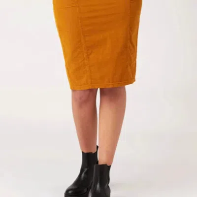 Xcvi Cord Mickey Skirt In Orange