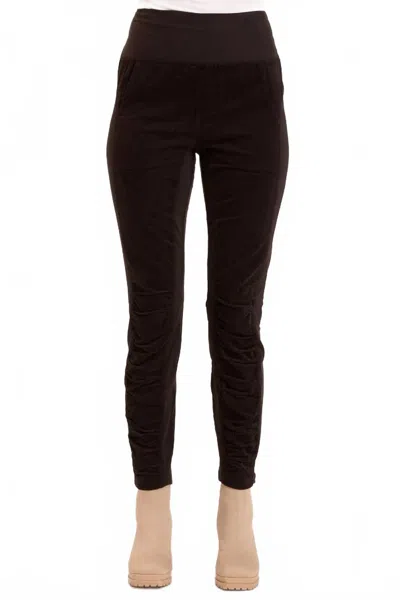 Xcvi Cord Penny Legging In Black In Brown