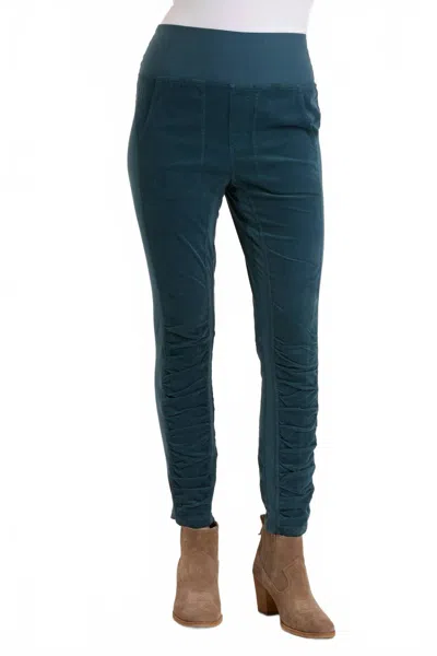 Xcvi Cord Penny Leggings In Seaport In Blue