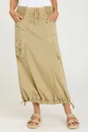 Xcvi Corintha Bubble Skirt In Beige