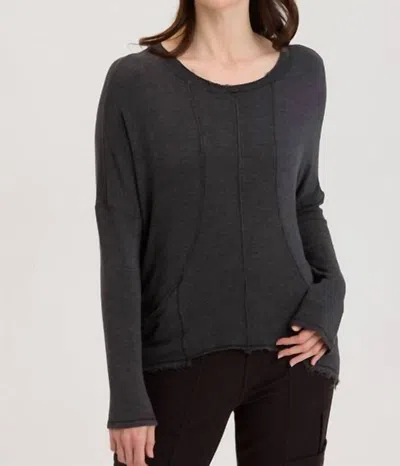 Xcvi Cornel Top In Charcoal