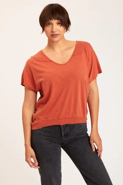 Xcvi Crestwell Top In Orange