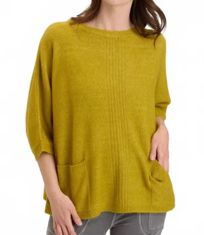 Xcvi Crewneck Poncho Sweater In Green