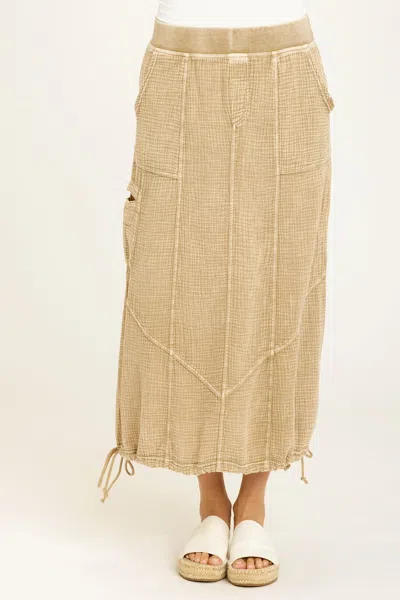 Xcvi Cursten Bubble Skirt In Beige