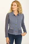 Xcvi Danica Jacket In Blue