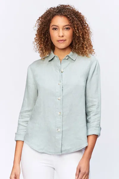 Xcvi Dara Buttonup In Green