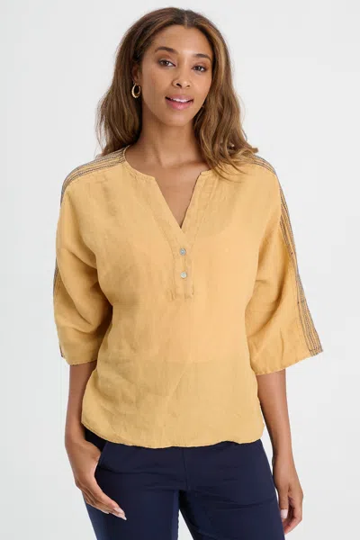 Xcvi Declan Top In Yellow