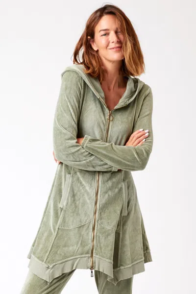 Xcvi Demitra Hooded Jacket In Green