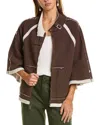 Xcvi Dorval Poncho In Brown