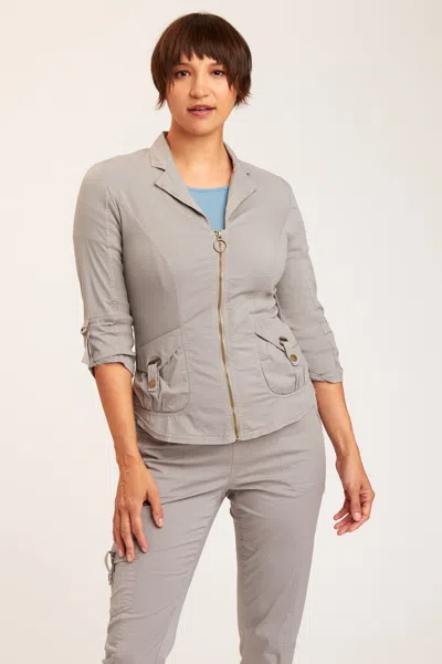 Xcvi Drake Jacket In Grey